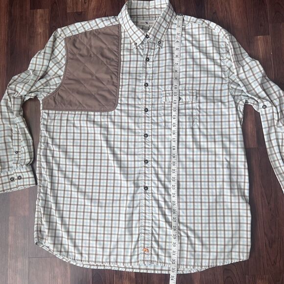 Onward Reserve Shooting Shirt XXL Glasgow Performance Twill  Shoulder Pad Plaid - Picture 4 of 11